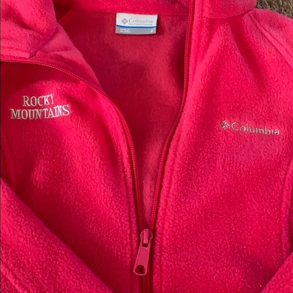 Bright pink Columbia Jacket. - Picture 2 of 2